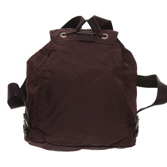 PRADA Backpack Nylon Wine Red Auth bs11789 - Picture 2 of 16